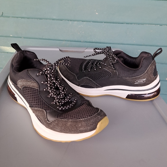 Skechers Shoes - Skechers Bobs Pulse Air Black Sneakers